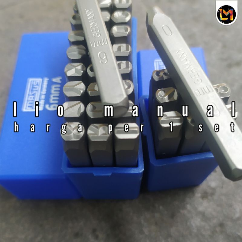 alat ketok angka dan huruf 6mm Masus Germany