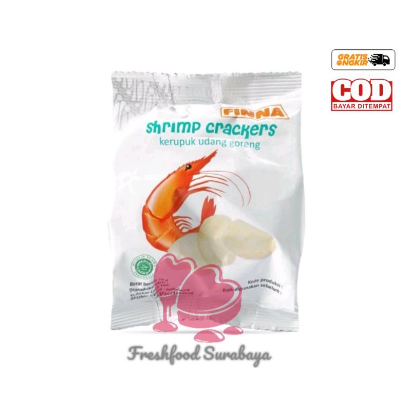 

❤️Freshfood❤️Kerupuk udang Finna matang 1bkgs 10gram