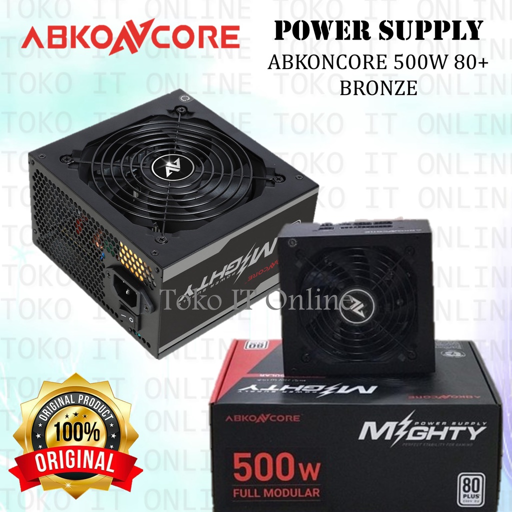 ABKONCORE PSU 500W 80+ BRONZE POWER SUPPLY