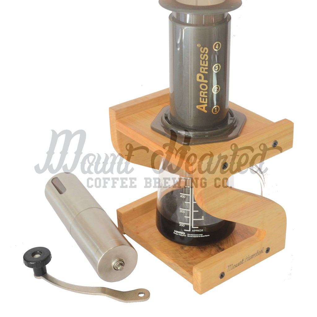 Jual Pour Over Stand / Drip Station for Aeropress, V60, Kinto, Kalita, & Kono Single Reguler