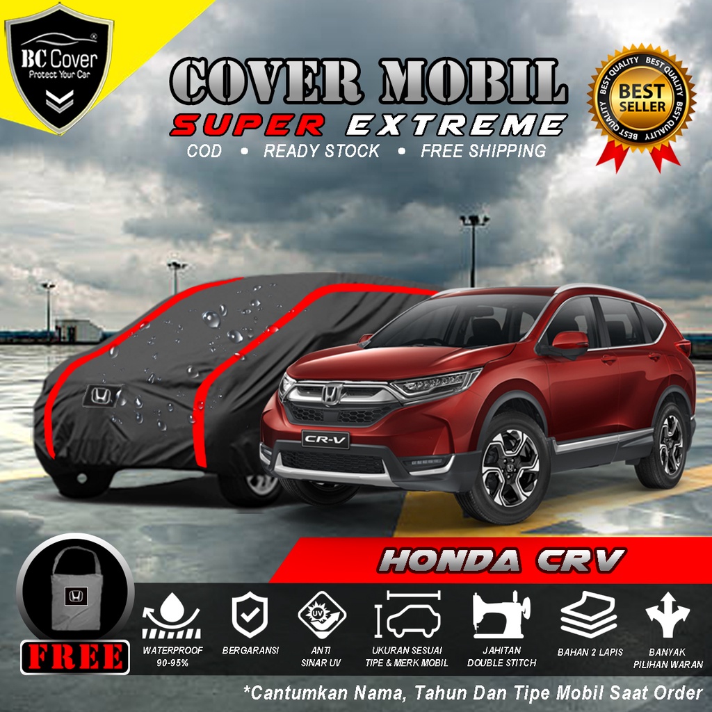 Body Cover Mobil Honda CRV Outdoor Waterproof / Sarung Mobil CRV Waterproof / Selimut Tutup Mobil Honda CRV Prestige Turbo Mantol Kerudung Mantel Penutup Mobil Honda CRV Waterproof Outdoor Anti Air