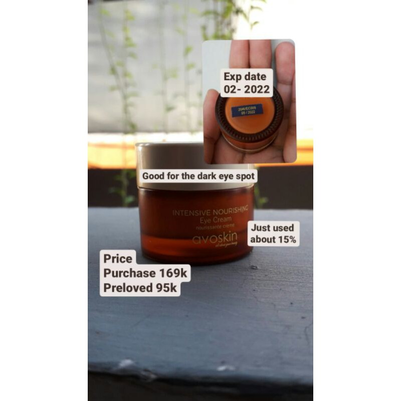 (PRELOVED) Eye cream by avoskin