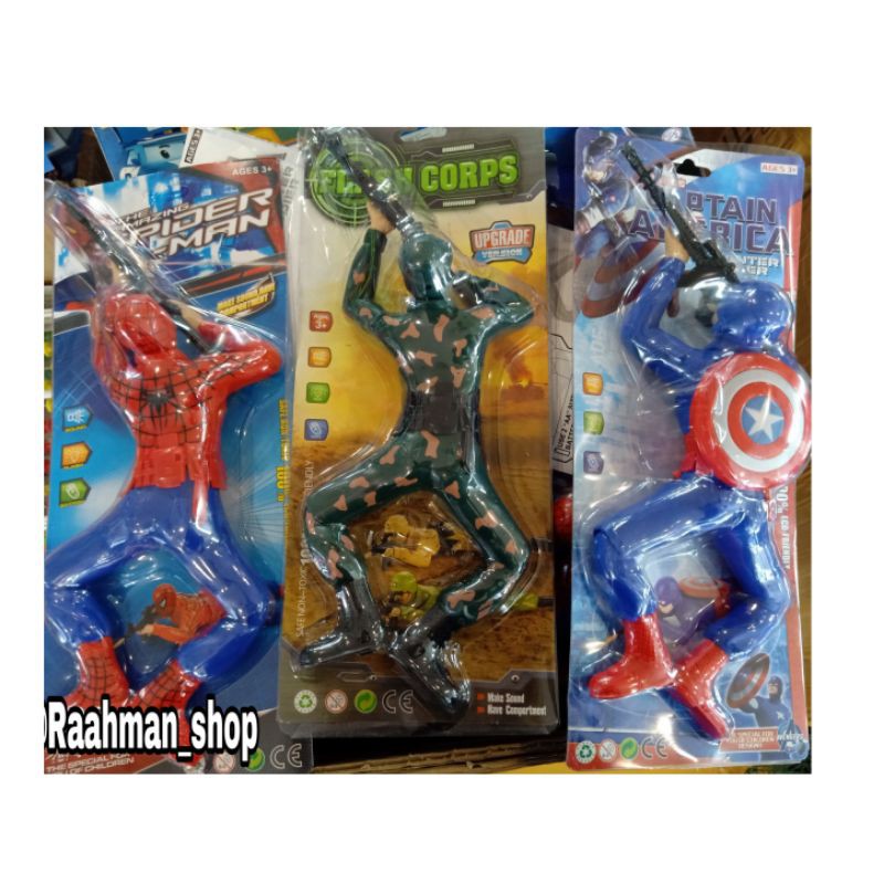 Mainan Figur Avanger & Tentara Merayap/Tiarap