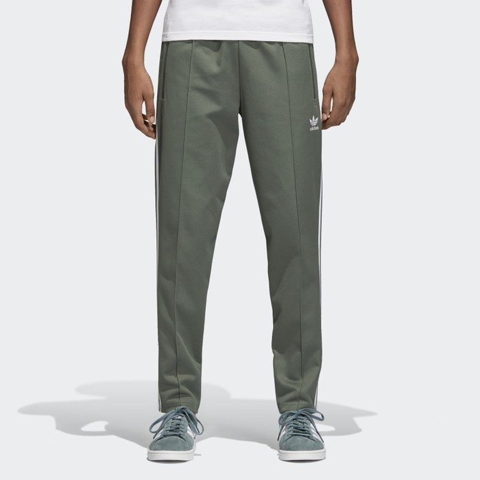 adidas originals beckenbauer joggers in green dh5818