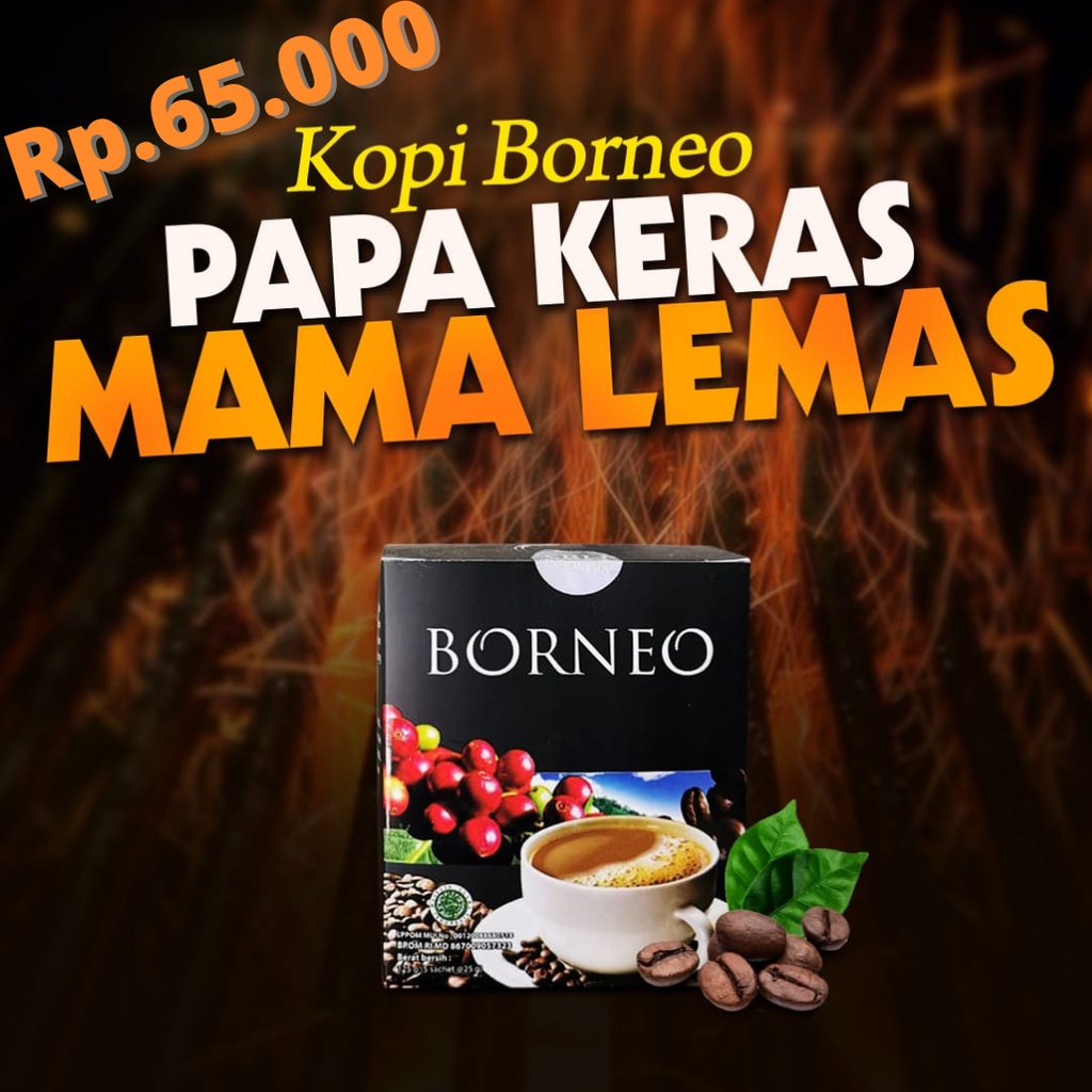 

Kopi Borneo Kopi Pede - Kopi Stamina Pria Dewasa BPOM