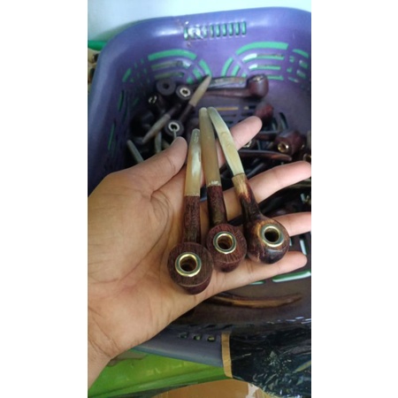 once pipa rokok kombinasi tanduk(bisa COD)