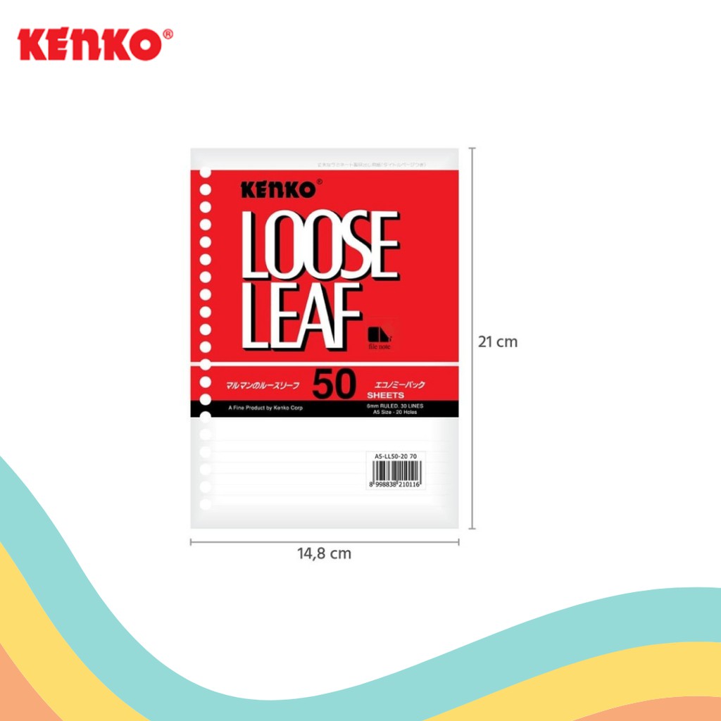 

LOOSE LEAF KENKO A5-50 (1 PACK)
