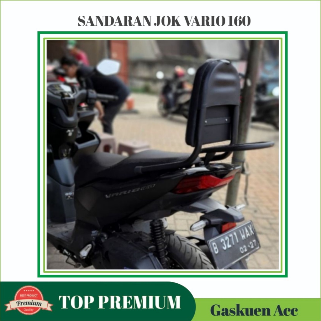 Sandaran Jok Motor Honda Vario 160 Senderan Jok Belakang Boncengan Vario 160