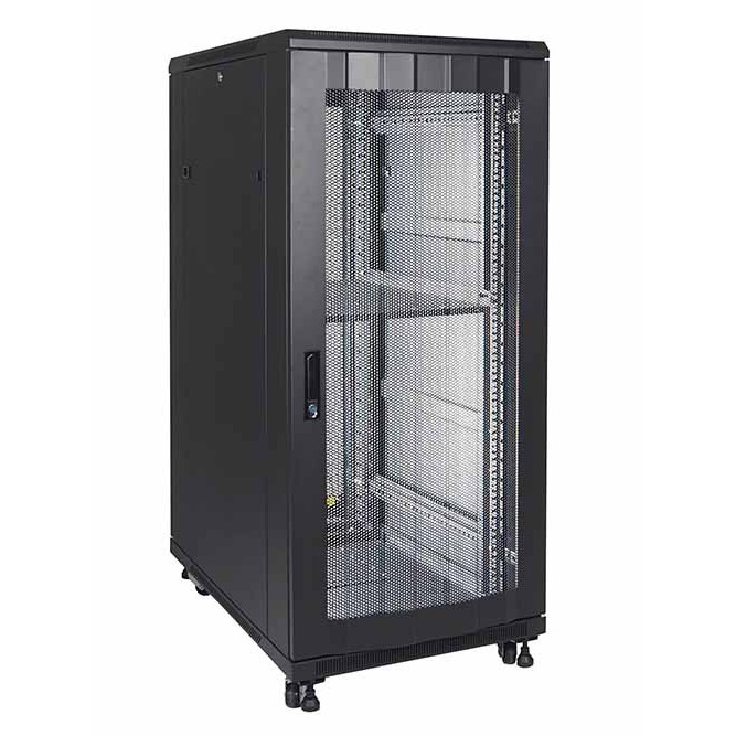 INDORACK Standing Close Rack 27U Perforated Door IR9027P Depth 900mm