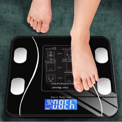 Timbangan Badan Digital Bluetooth Body Fat Monitor Analysis App 180KG