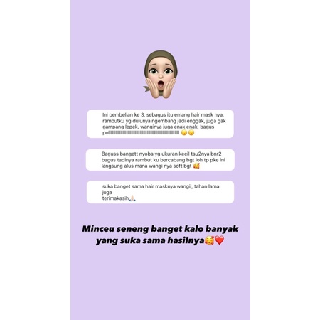 Hair Mask Smoothing Care Pearly Pink Masker Rambut Alami Herbal Merah Muda Anti Kusut dan Bercabang Mengandung Kolagen Kulit Kepala Tetap Lembab 250 gr QBAST