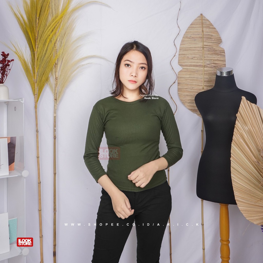 ilook | Blouse Eiko RIb | Blouse Pilia RIB - Fit to L-5