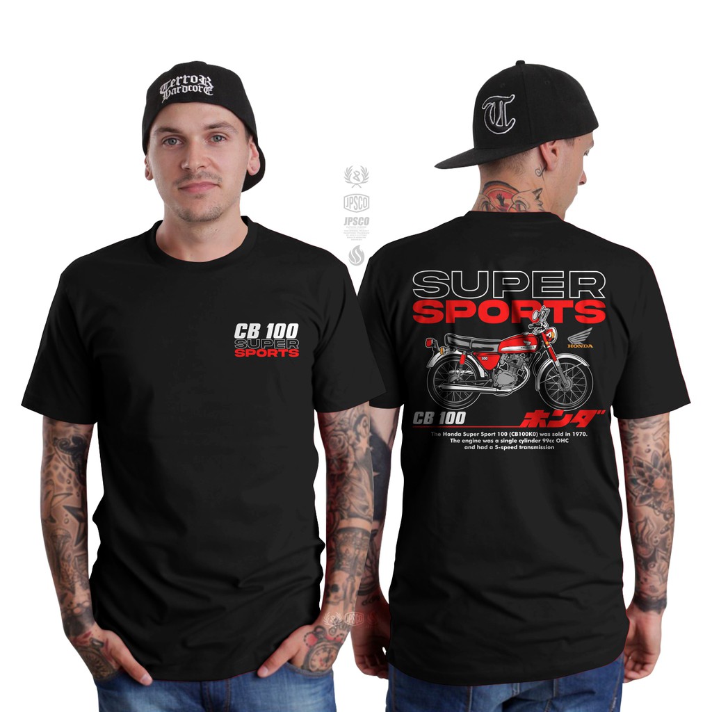 KAOS HONDA CB100 PAKAIAN PRIA PREMIUM TERLARIS