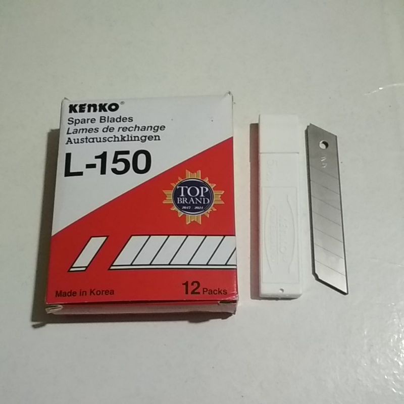 

Isi Cutter KENKO L 150 Besar Original ( 1 Tube isi 5 pcs )