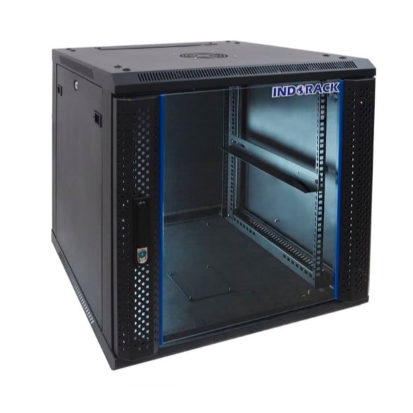 WIR4512S - 12U Wallmount Rack Depth 450mm Single Door 19&quot; - INDORACK