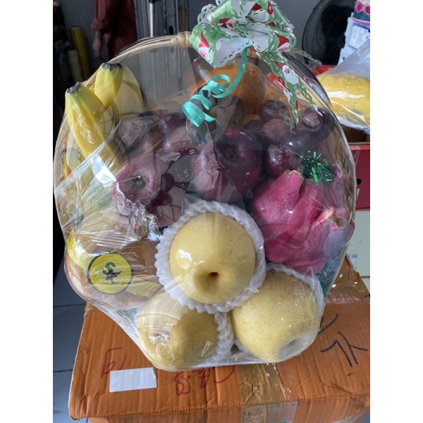 

parsel buah fresh paket buah lengkap+kartu ucapan