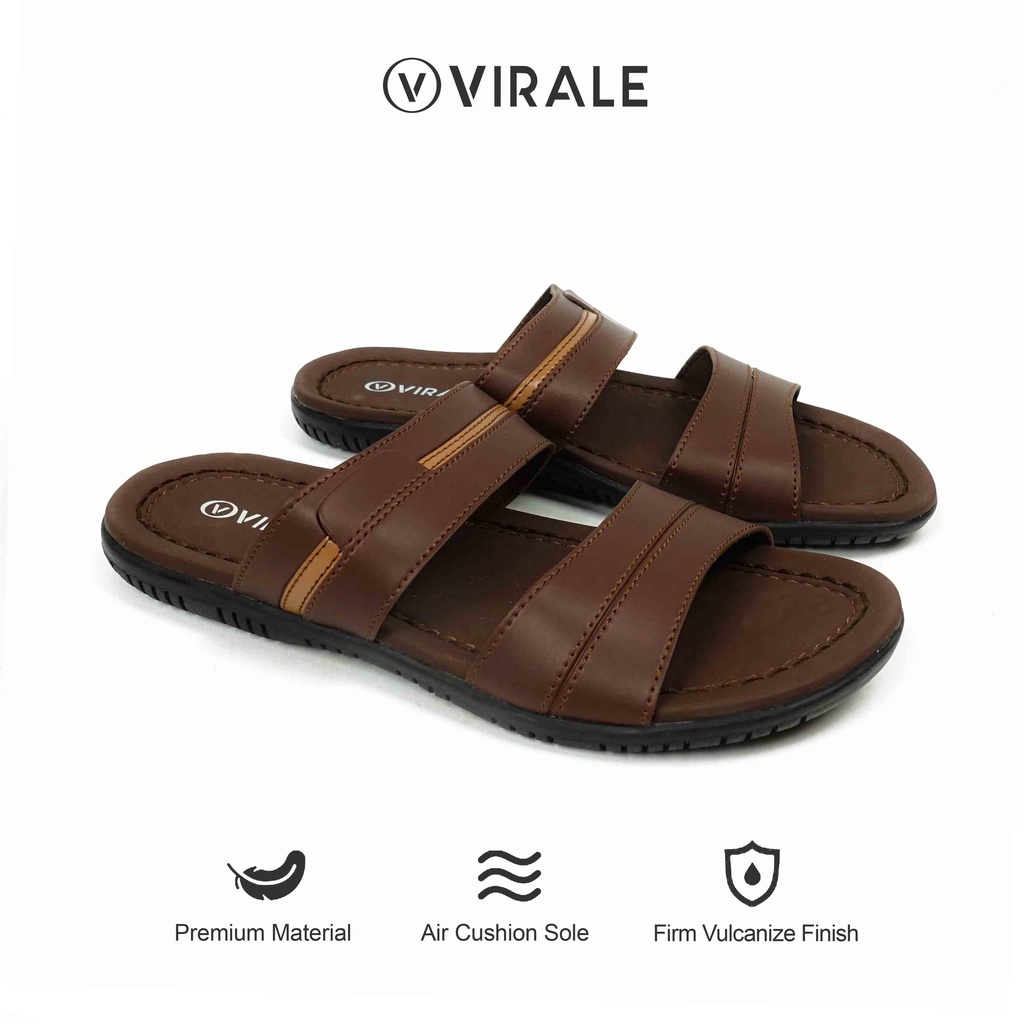 Sandal Kasual Pria Dewasa Model Selop Distro Harga Murah VINCI 11