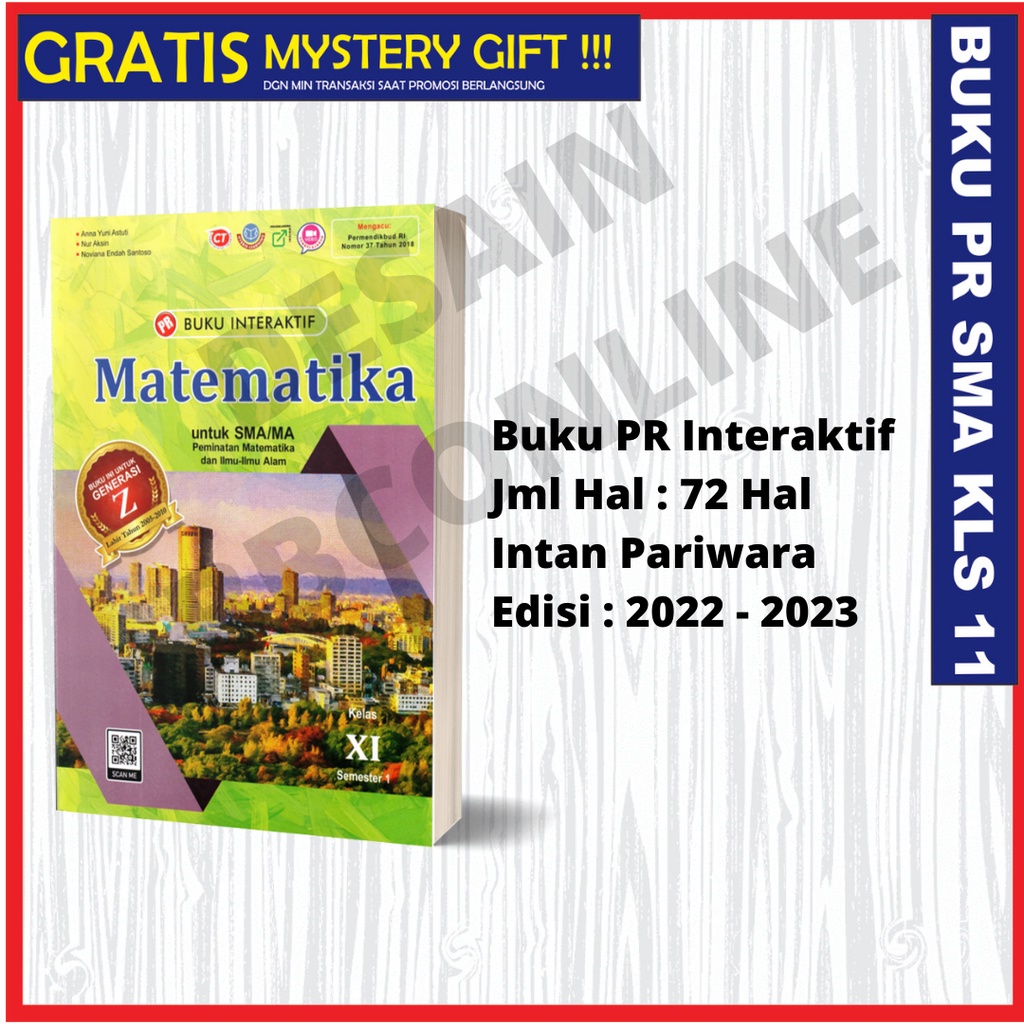 BUKU PR/LKS INTERAKTIF MATEMATIKA PEMINATAN SMA KELAS 11 INTAN PARIWARA