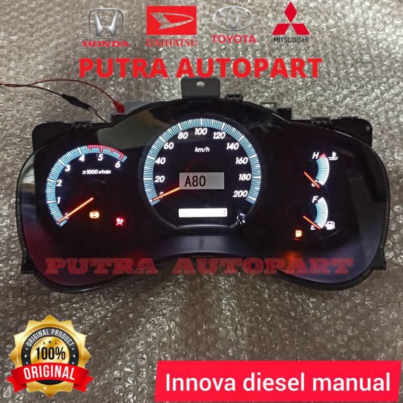 speedometer / kilometer innova diesel manual 2011-2015 original toyota