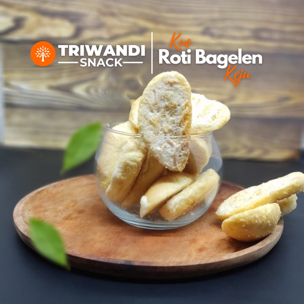 

Kue roti kering bagelen keju kemasan 100 - 250 gr TRIWANDI SNACK oleh oleh bandung