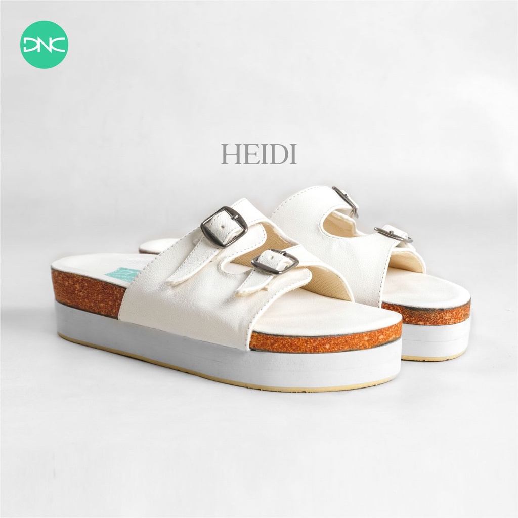 Sepatu sendal fashion wanita nyaman original - DNC Heidi White