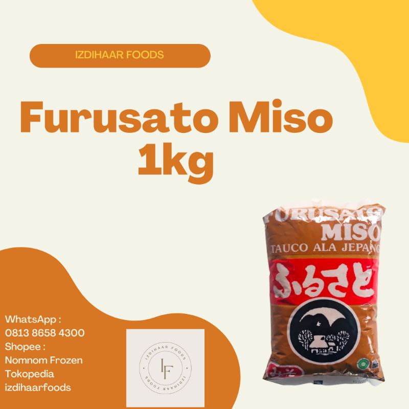 

Furusato Miso 1kg / Tauco ala jepang