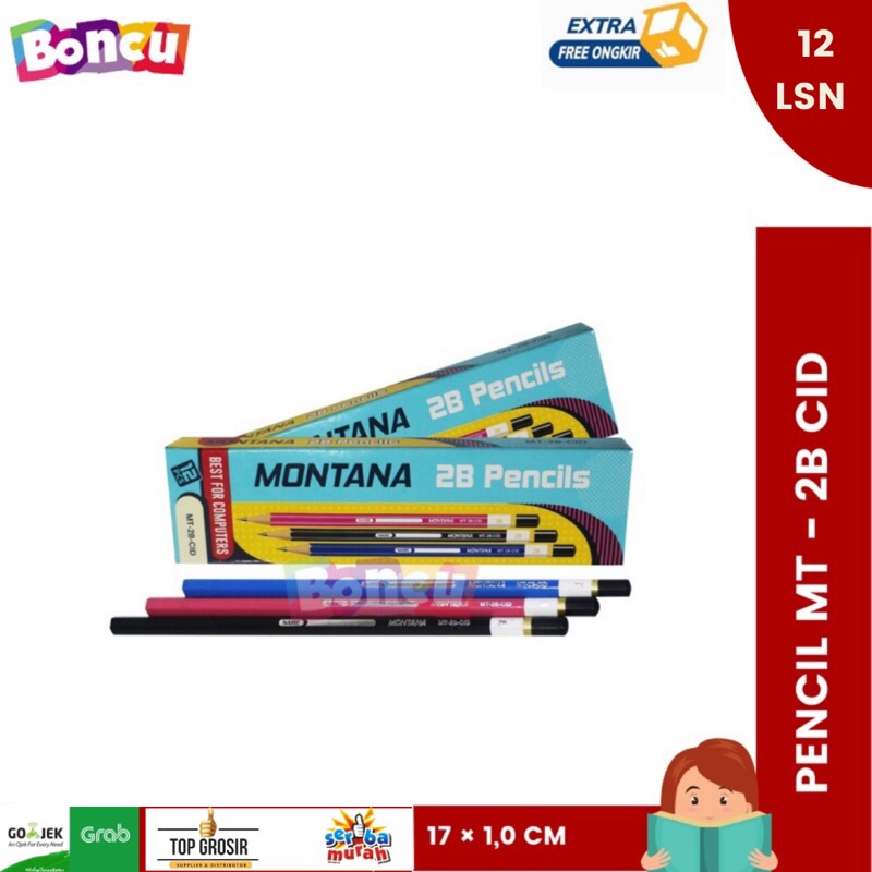

MONTANA Pencil / Pensil Montana MT-2B CID / 2B BEST SELLER