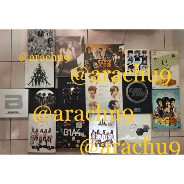 Album only super junior, snsd, exo, dll