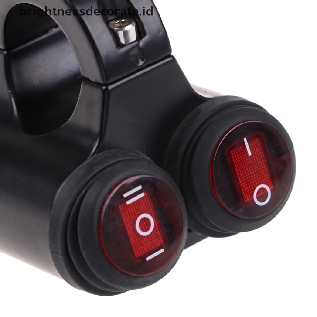 Lampu Depan / Kabut On / Off 12v 7 / 8 &quot;22Mm Untuk Stang Motor