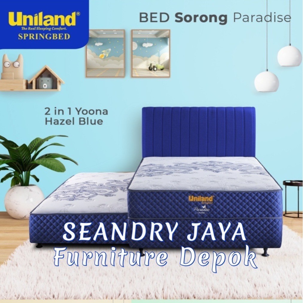 SPRING BED 2 in 1 Sorong UNILAND/Tempt tidur dewasa anak/paradise rivera 2in1/Jabodetabek/jakarta/Be