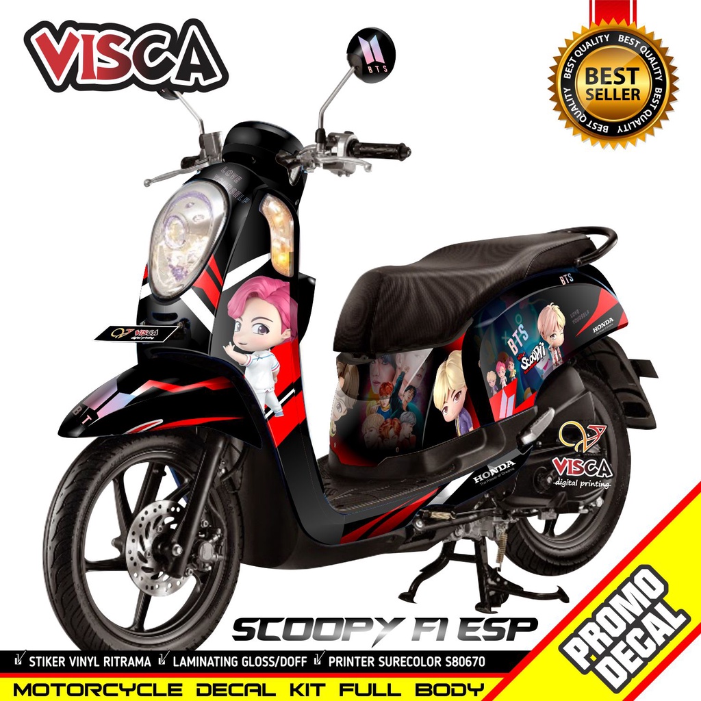 Decal Scoopy Fi 2015 2016 Full Body Stiker Scoopy Fi 2015 2016 Full Body Striping Scoopy Fi 2015 201