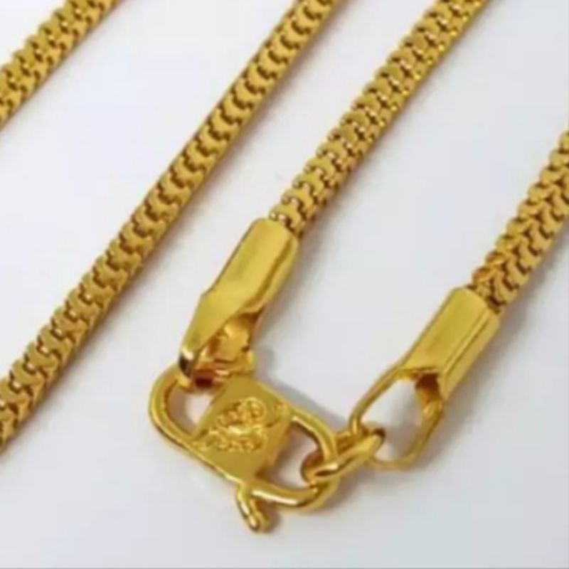 (COD) Kalung Nuri Lapis Emas 24k anti Luntur Terlaris