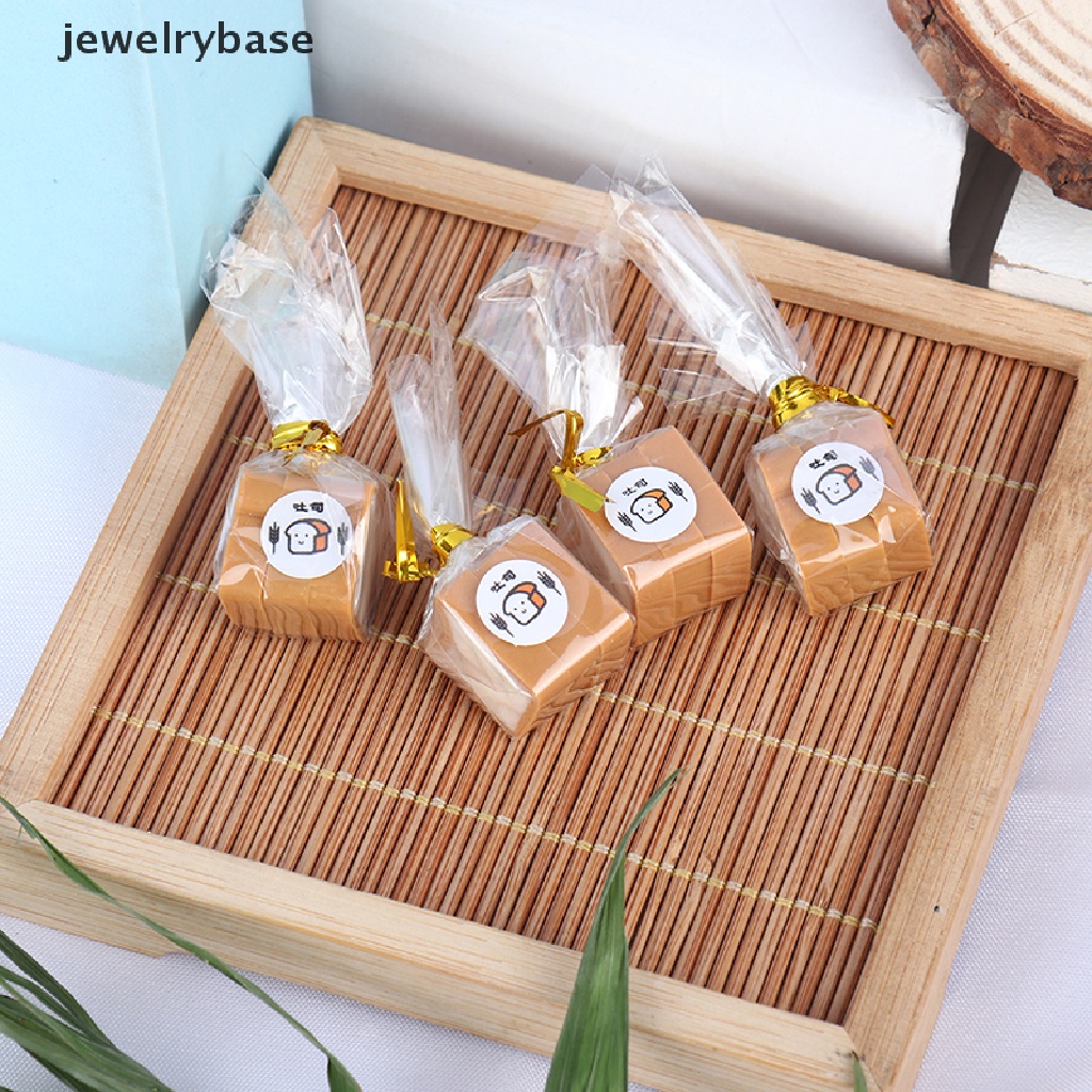 (jewelrybase) 2 Kantong Miniatur Roti Panggang Skala 1: 12 Untuk Dekorasi Rumah Boneka