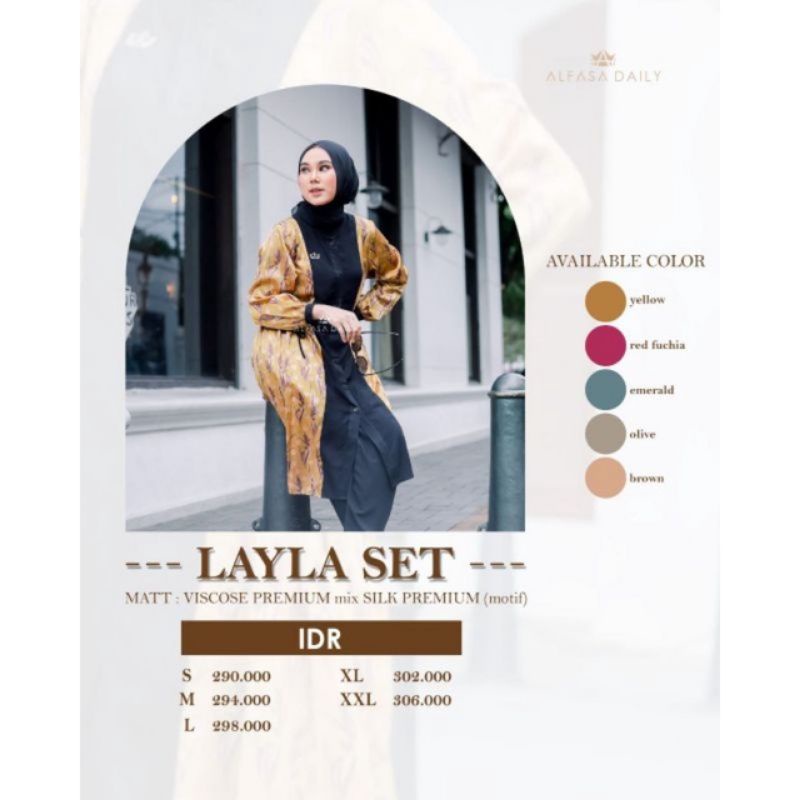 LAYLA one set by Alfasa Daily