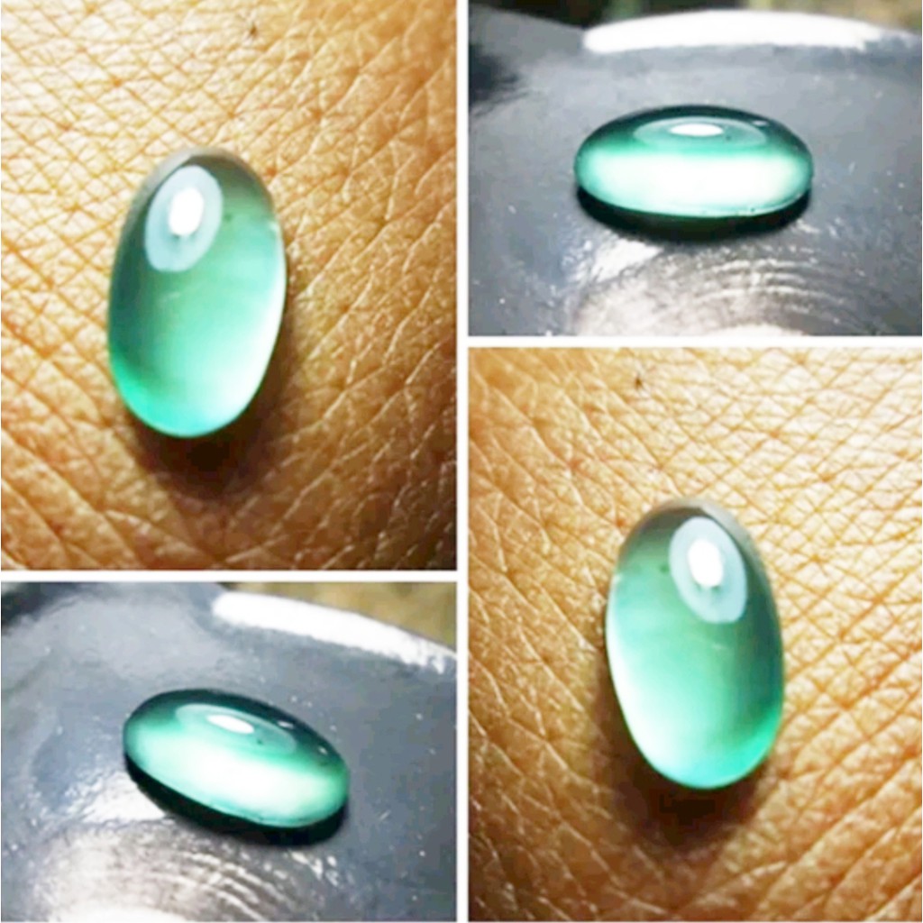 BACAN PALAMEA batu akik natural bacan palamea relaxa super size 13mm BONUS ring perak