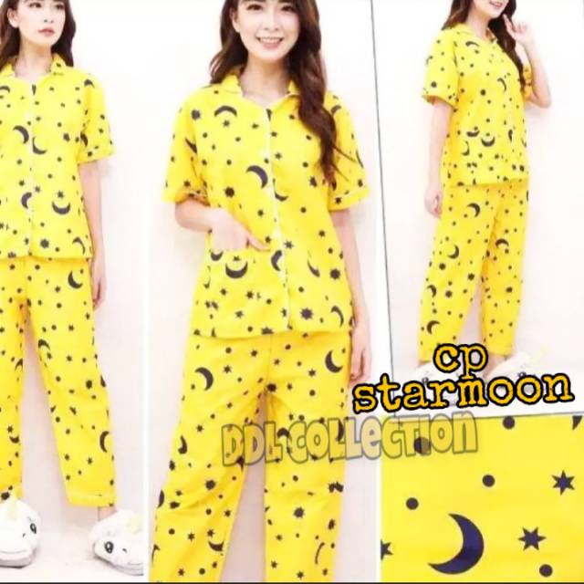 PIYAMA/ CP BAJU TIDUR /motif STARMOON