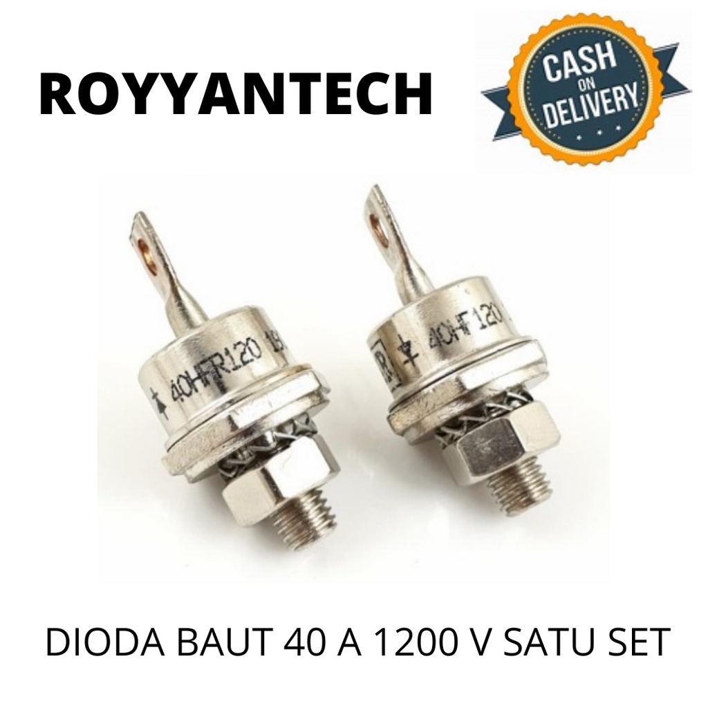 DIODA BAUT 40 AMPERE 1200 VOLT SATU SET DIODE BAUT 40A 40HFR120