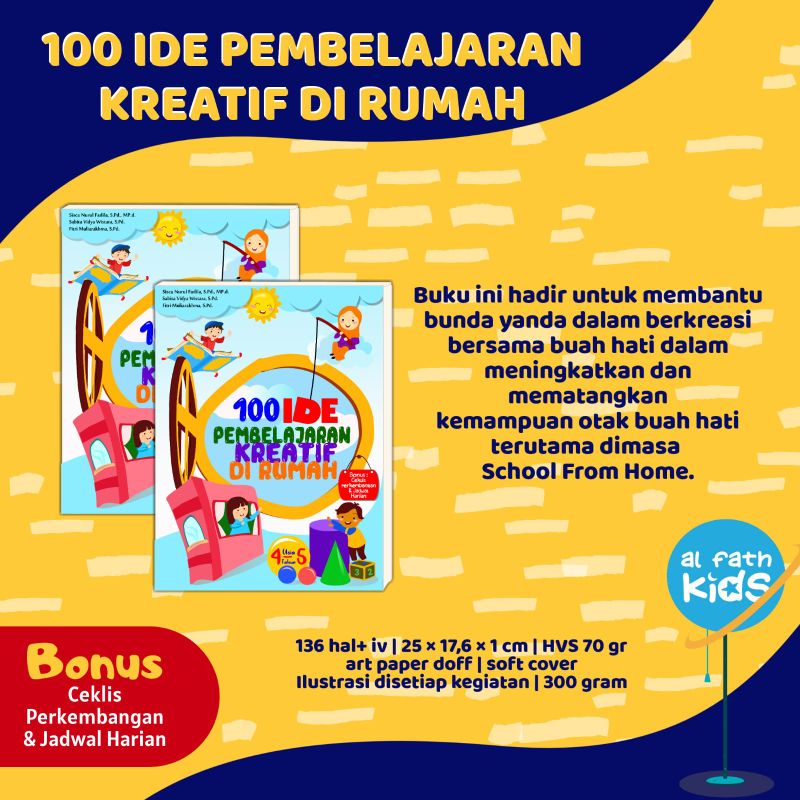 

Al Fath Kids - 100 Ide Pembelajaran Kreatif di Rumah