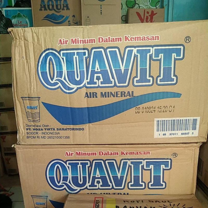 

Air mineral Quavit Gelas 240ml