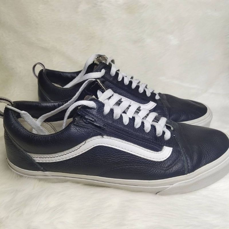 Vans zip leather original