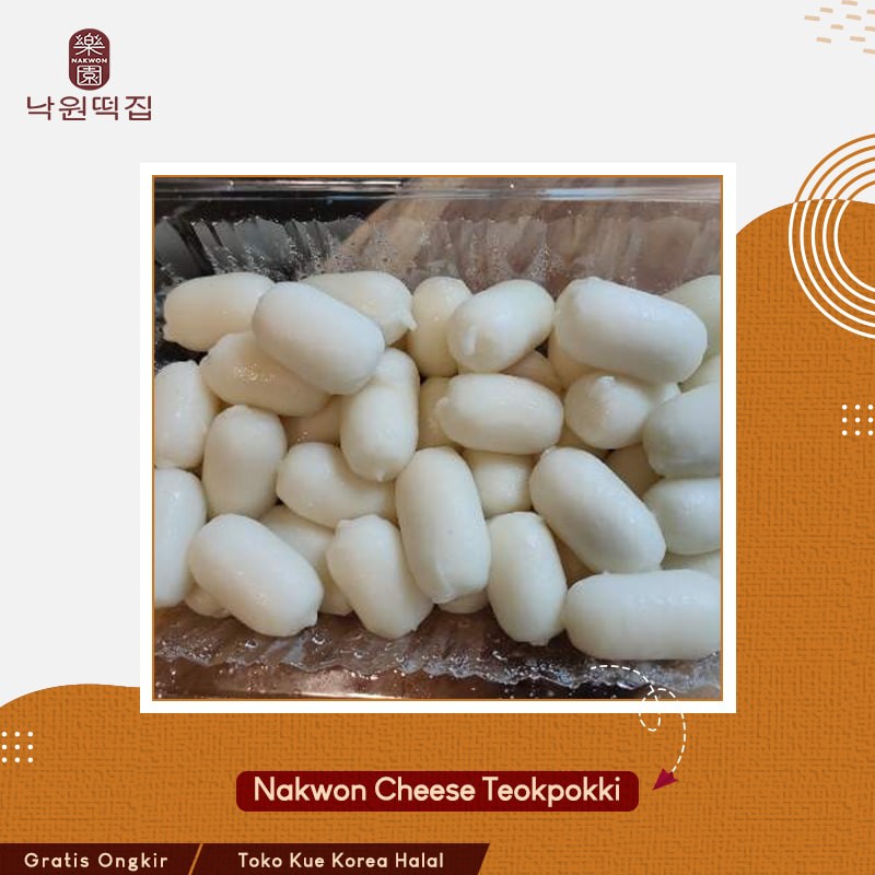 

Nakwon Cheese Teokboki set 540 gram / Gratis Ongkir / Toko Kue Korea Halal