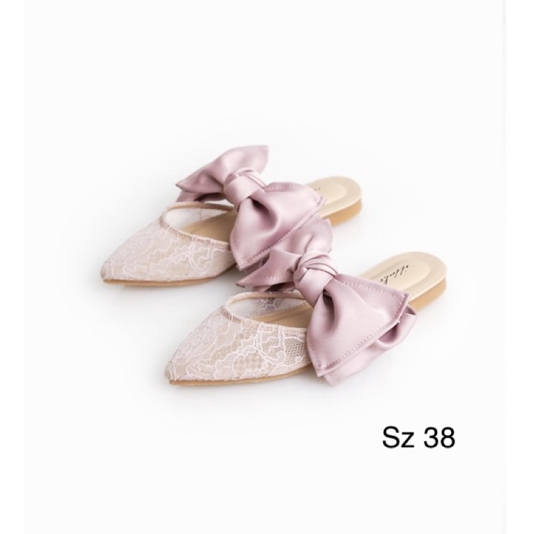 Ittaherl Royce Lace Slipper Blush (Harga Itta)