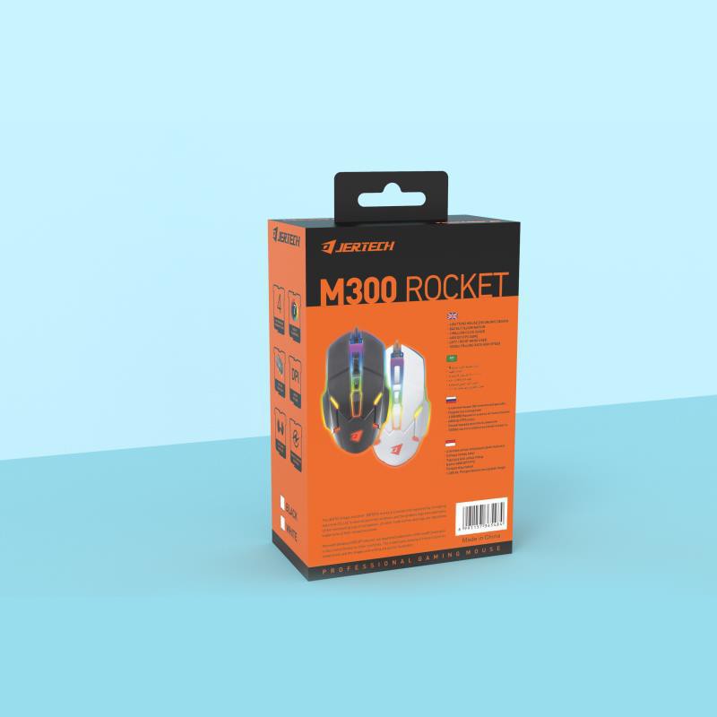 Mouse Gaming Jertech M300 Rocket RGB