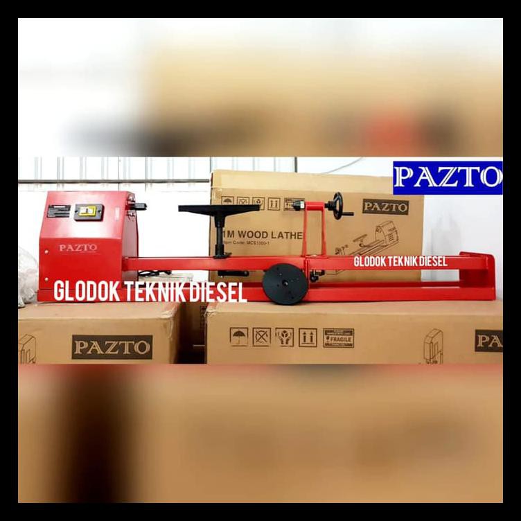 Ekslusif Pazto Mesin Bubut Kayu Terbaik Wood Lathe Original Bermutu