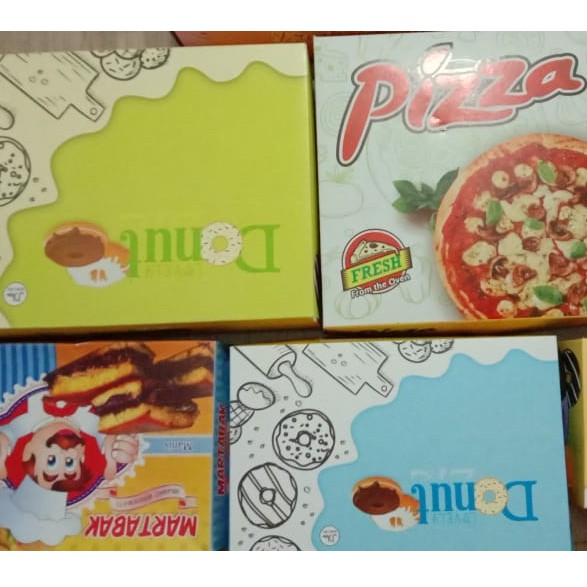Dus Donat Besar Uk. 27x18.5x5.5 Kardus Donat isi 50pcs