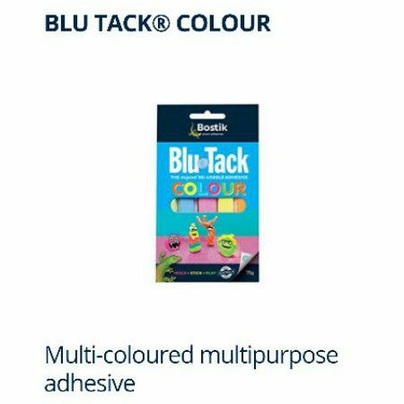 

bostik blu tack colour 75g
