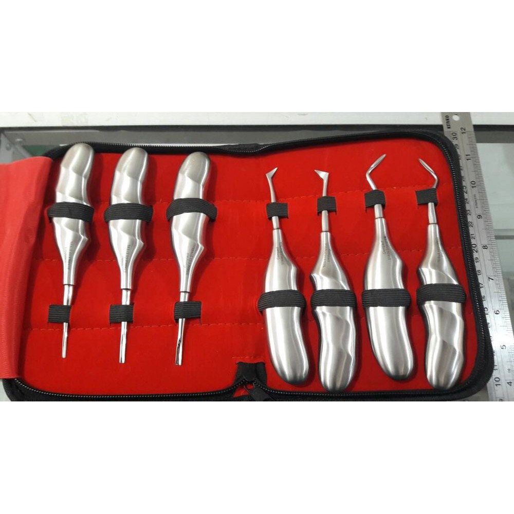 dental bein set atau alat pencabut gigi atau bein root elevator