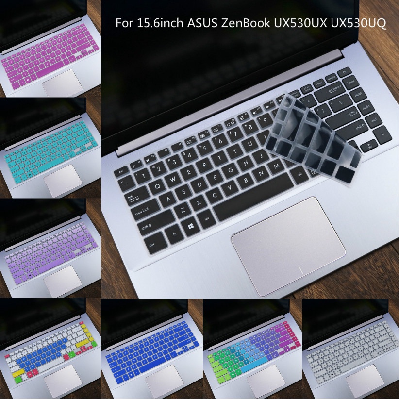 For 15.6inch ASUS ZenBook UX530UX UX530UQ Soft Ultra-thin Silicone Laptop Keyboard Cover Protector