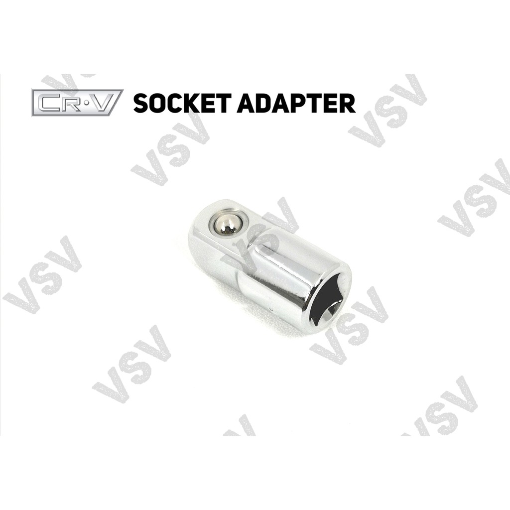 Gestar Socket Adapter 1/4&quot;Fx3/8&quot;M Shock Adaptor Sock Sambungan Sok