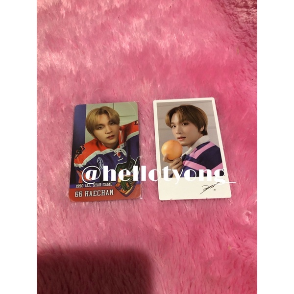 NCT TRADING CARD 90’s LOVE HAECHAN PHOTOCARD nature republic pc